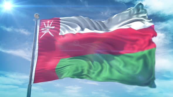 4K 3D Oman Flag alt