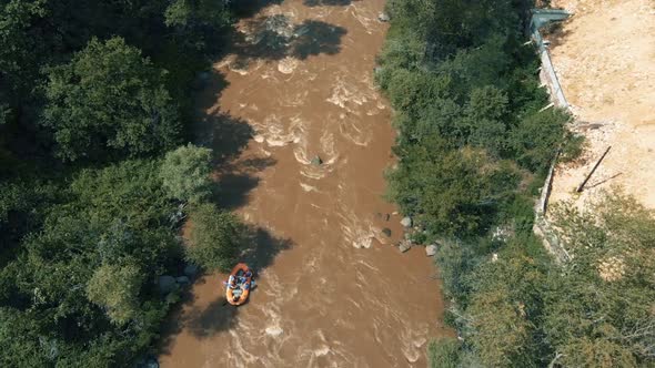 Rafting aerial video alt