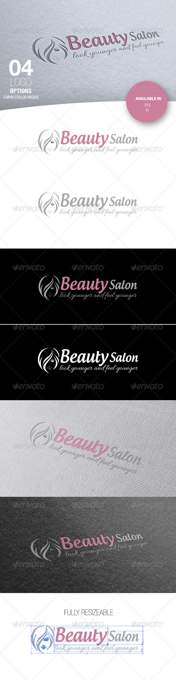 Beauty Salon Logo - Nature Logo Templates
