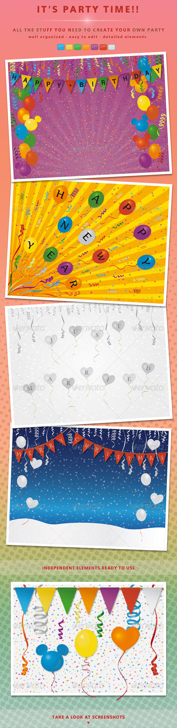 Kit Party Elements - Miscellaneous Seasons/Holidays