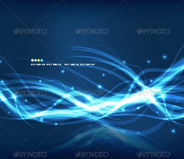 Abstract Glowing Lines - Computers Technology