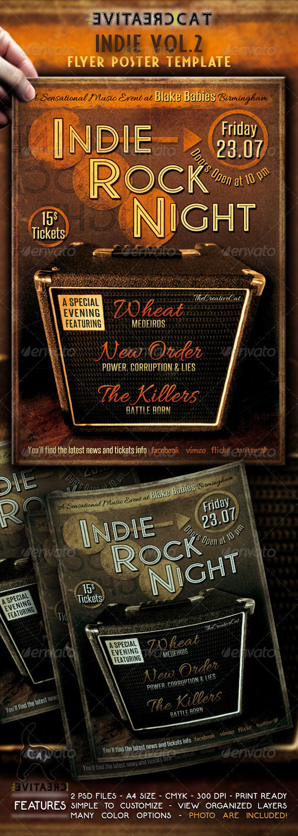 Indie Flyer/Poster Vol.2 - Events Flyers