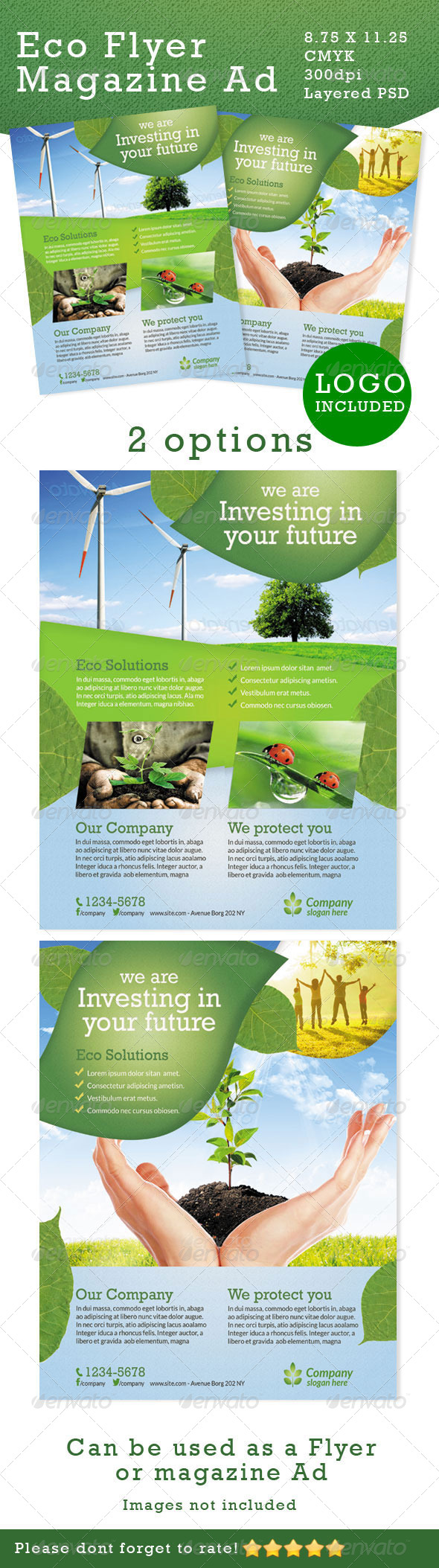Premium Eco Flyers - Corporate Flyers