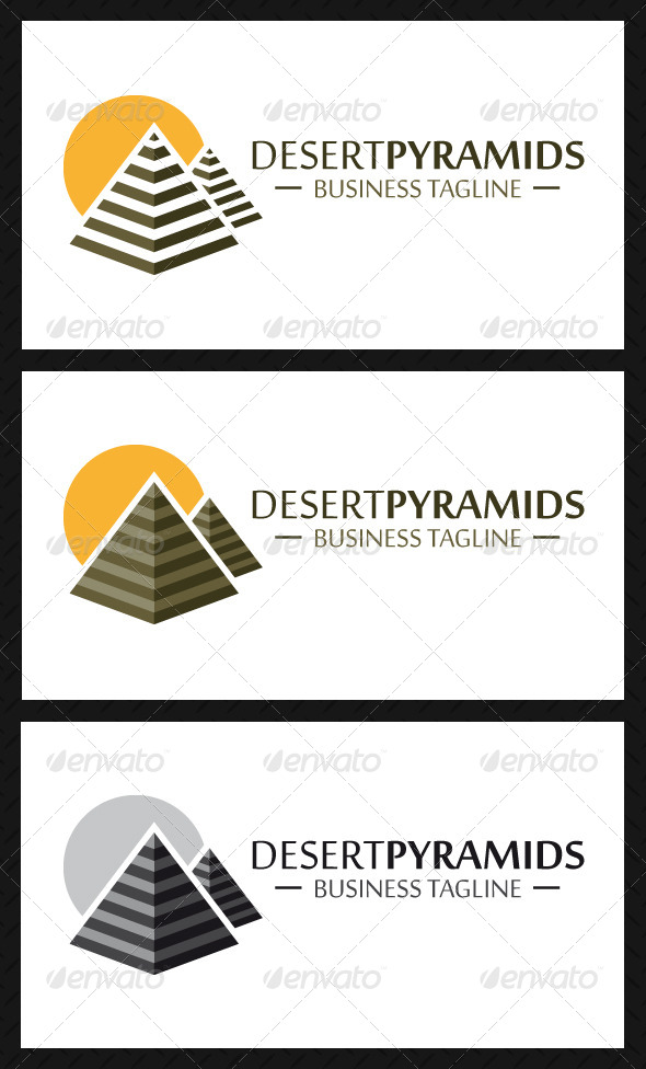 Pyramids Logo Template - Objects Logo Templates