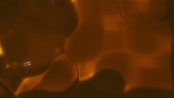 Thick Lush Liquid Amber Slowly Flowing Animation