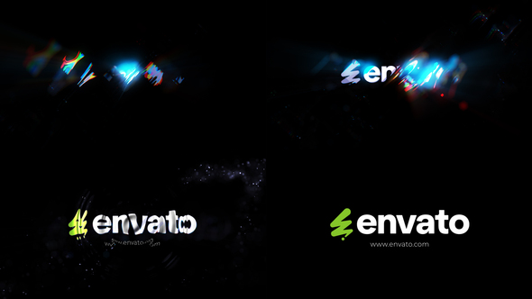 Glitch Ripple Logo Reveal Logo Stings template preview