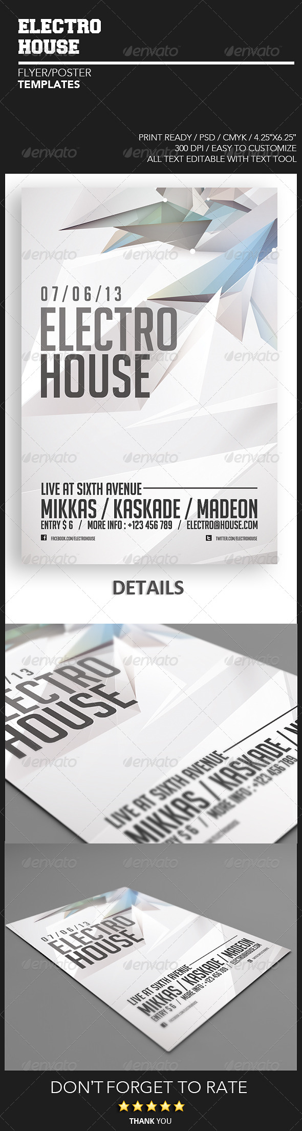 Electro House Flyer - Events Flyers