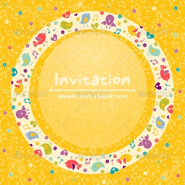 Vector Greeting Card - Birthdays Seasons/Holidays