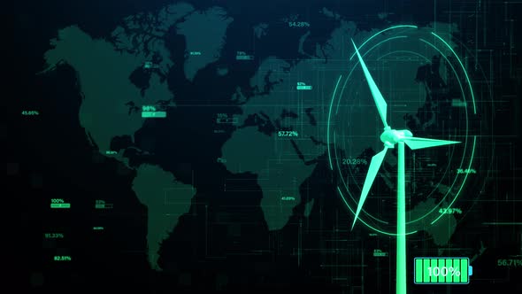 Wind Turbine Green Energy Concept 01281