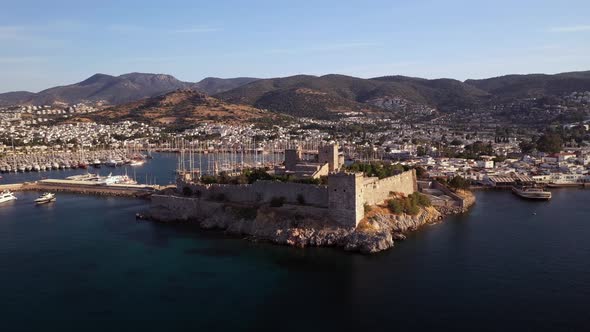 Aerial view of Bodrum - Turkey. alt