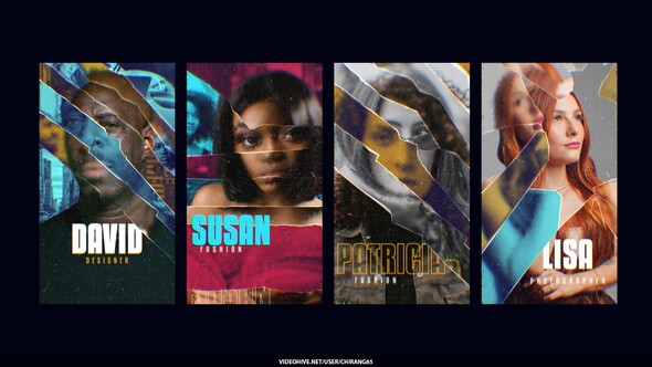 Glass Poster Stories Product Promo template preview