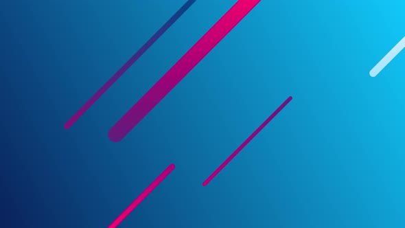 Seamless loop animation of glowing vertical lines. Deep blue and vivid purple abstract backgrounds