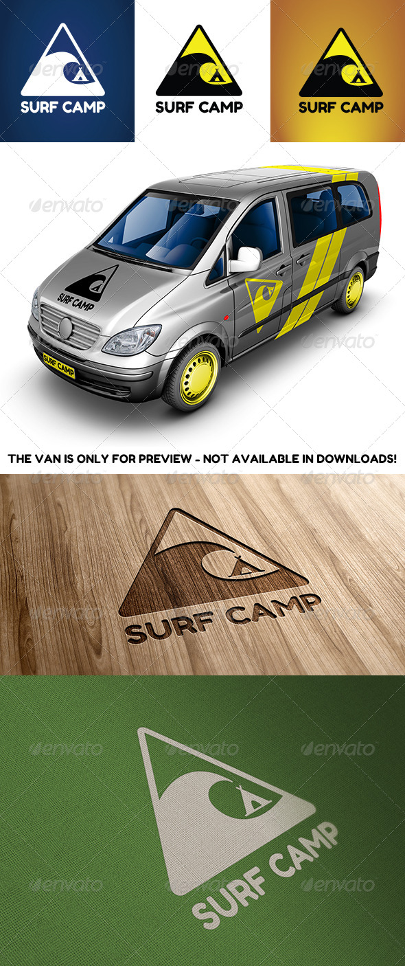 Surf Camp - Symbols Logo Templates