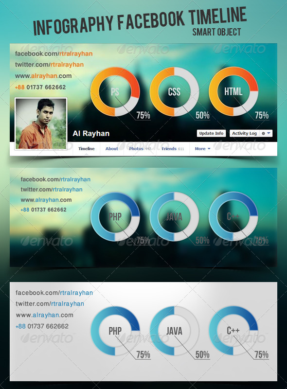 Infography Fb Timeline - Facebook Timeline Covers Social Media