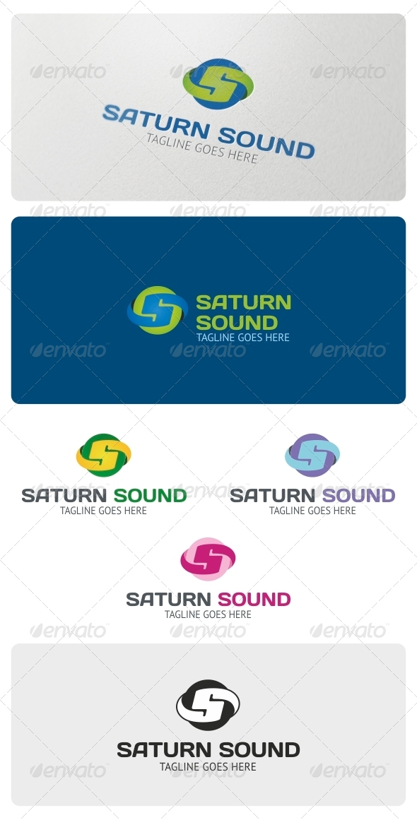 Saturn Sound Logo Template - Letters Logo Templates