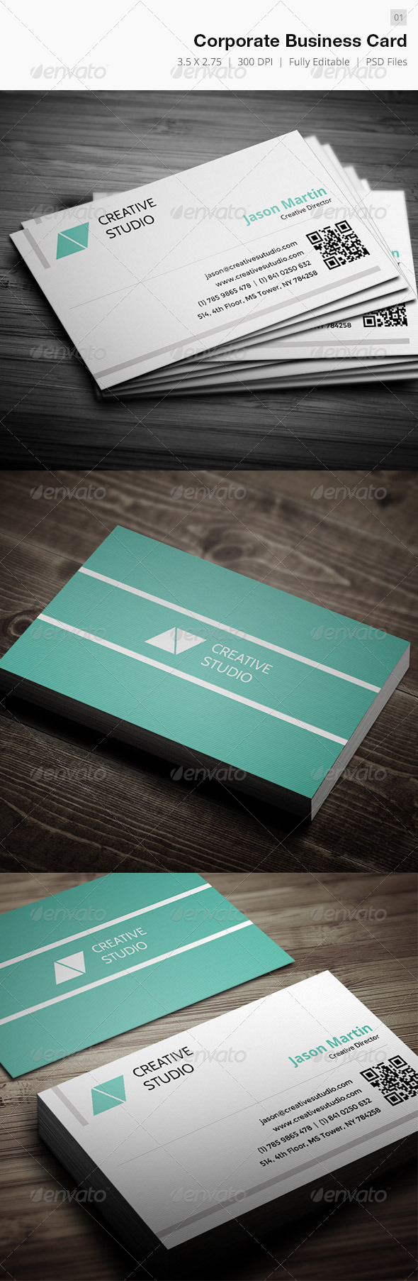 Corporate Business Card - 01 - Corporate Business Cards