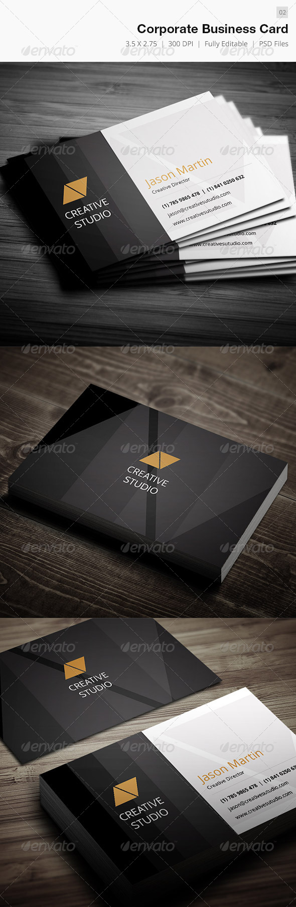 Corporate Business Card - 02 - Corporate Business Cards