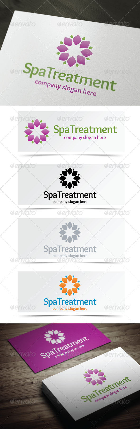 Spa Treatment - Abstract Logo Templates