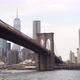 Sailboat Under Brooklyn Bridge - VideoHive Item for Sale