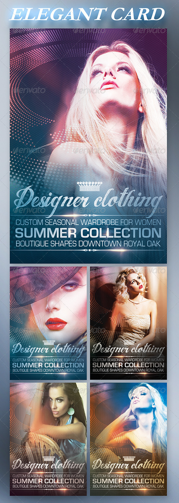 Elegant Postcard - Print Templates