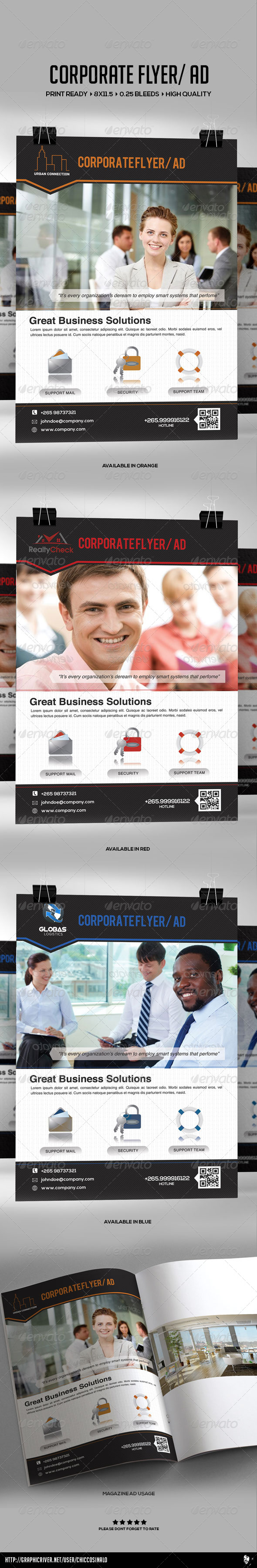 Corporate Flyer Ad Template - Corporate Flyers