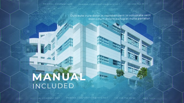 Healthcare Digital Slideshow Video Displays template preview