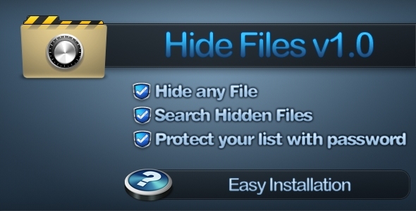 Hide Files - CodeCanyon 4900561