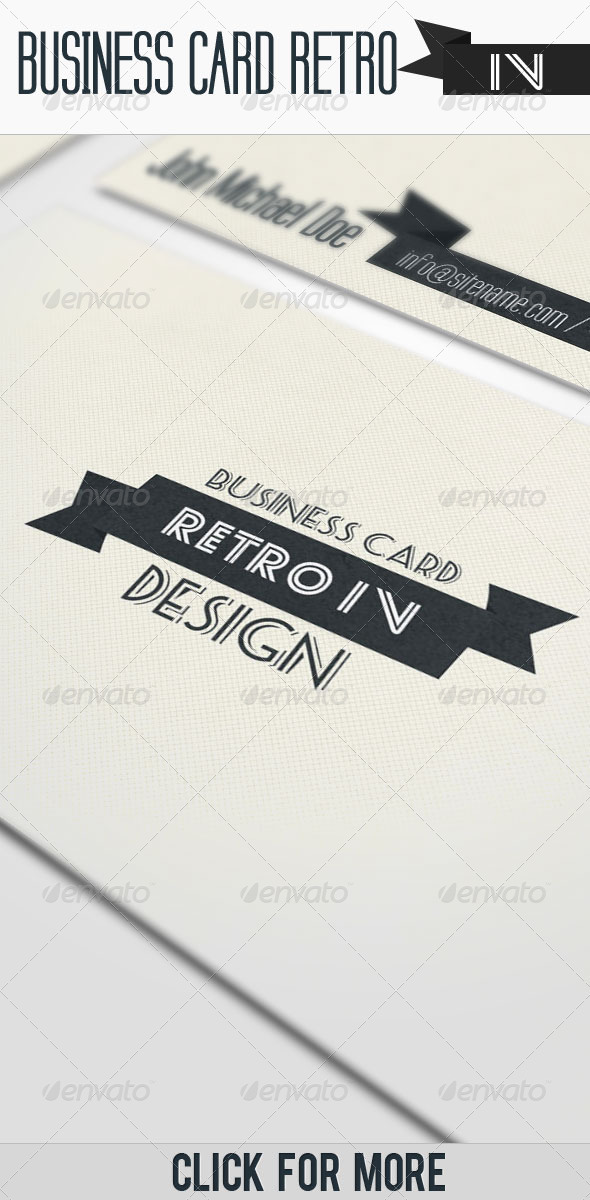 Business Card - Retro IV