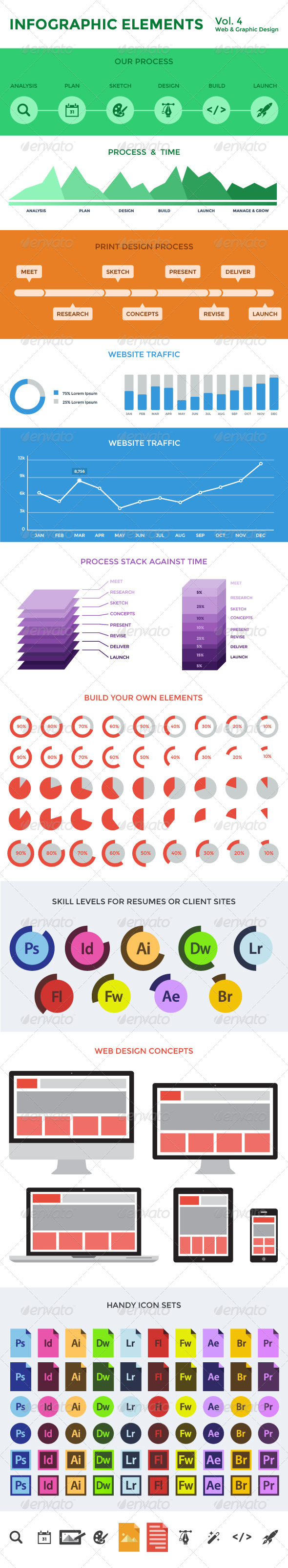 Infographic Elements - Vol. 4 - Infographics