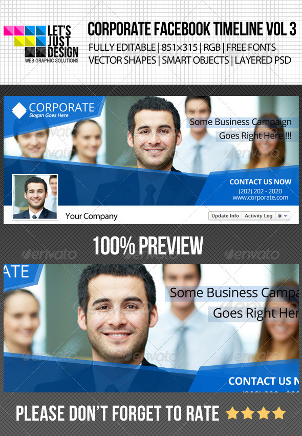 Corporate Facebook Timeline Cover Vol 3 - Facebook Timeline Covers Social Media