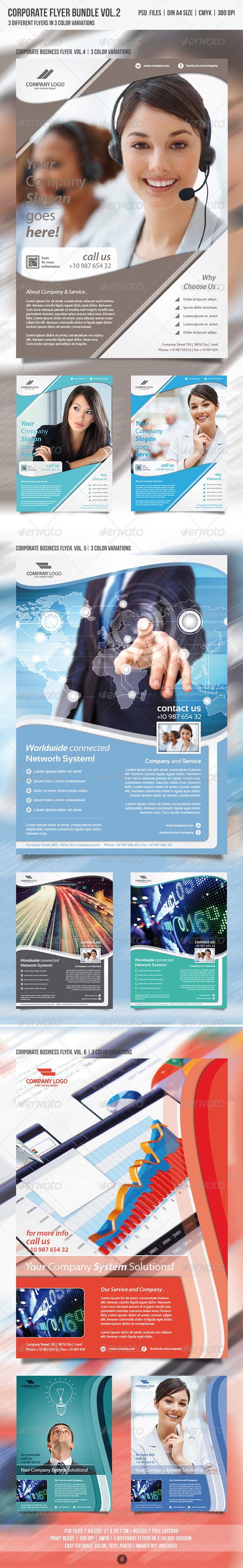 Corporate Business Flyer Bundle Vol.2 - Corporate Flyers