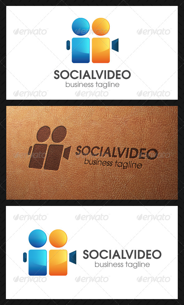 Social Video Logo Template - Humans Logo Templates