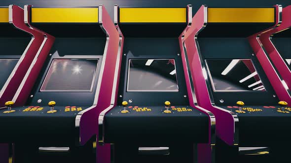Retro Arcade Game Machines #01