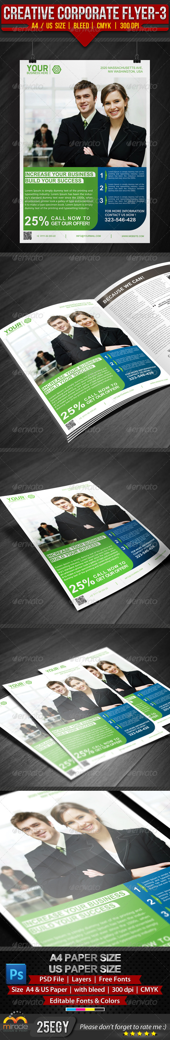 Creative Corporate Flyer 3 - Corporate Flyers