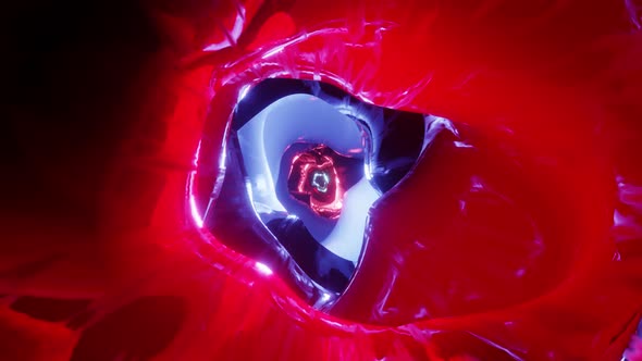 Space Reverse Moving Trough The Universe Vj Loop Background 4K alt