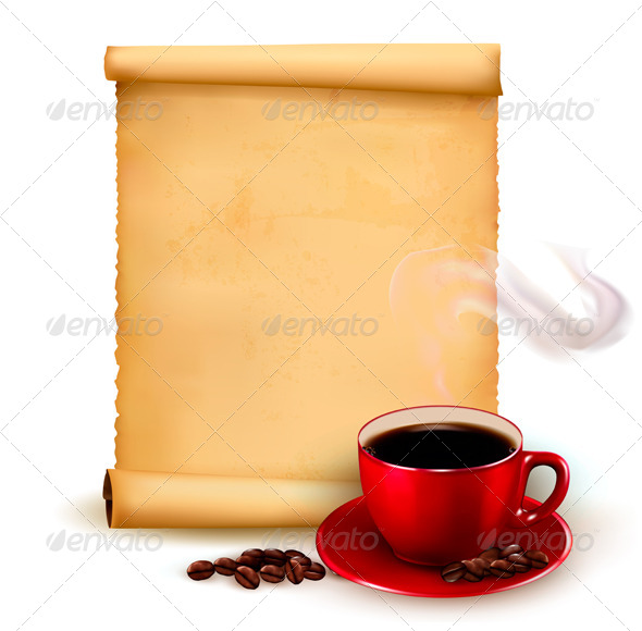 Menu for Restaurant Coffee Design Template - Food Objects