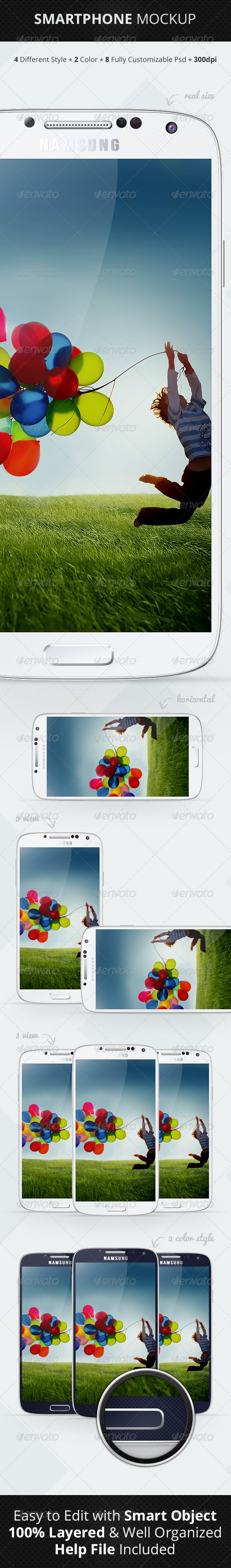Smartphone Mockup - Mobile Displays