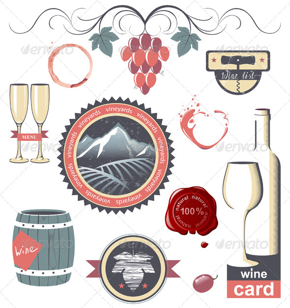 Wine Emblems - Miscellaneous Conceptual