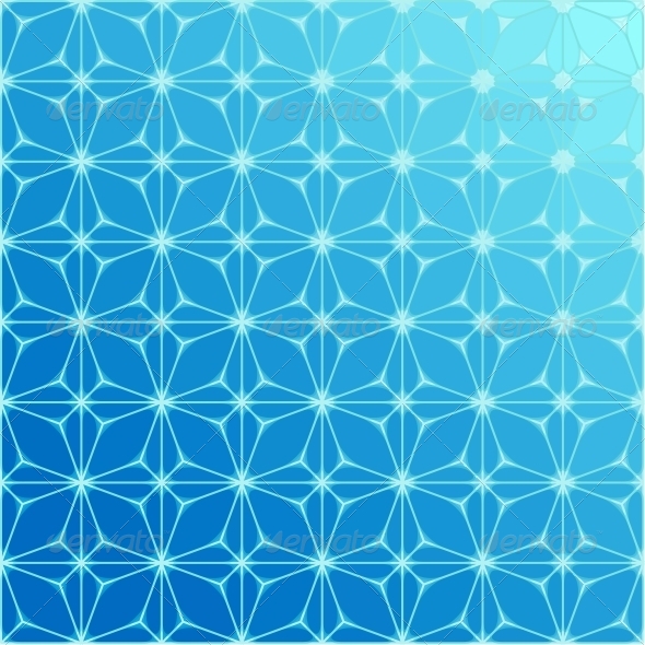 Abstract Blue Geometrical Background - Abstract Conceptual