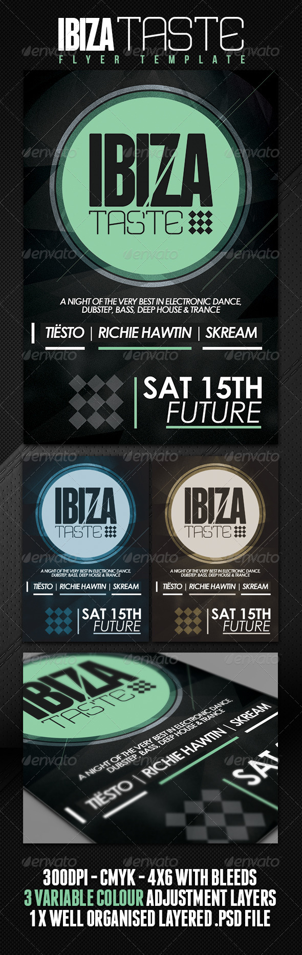 Ibiza Taste Club/Party Flyer - Clubs & Parties Events