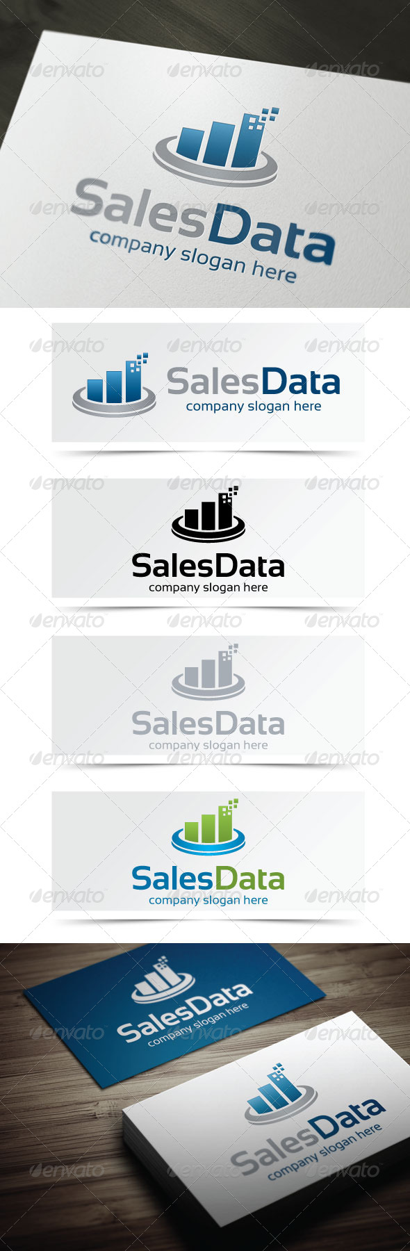 Sales Data - Symbols Logo Templates