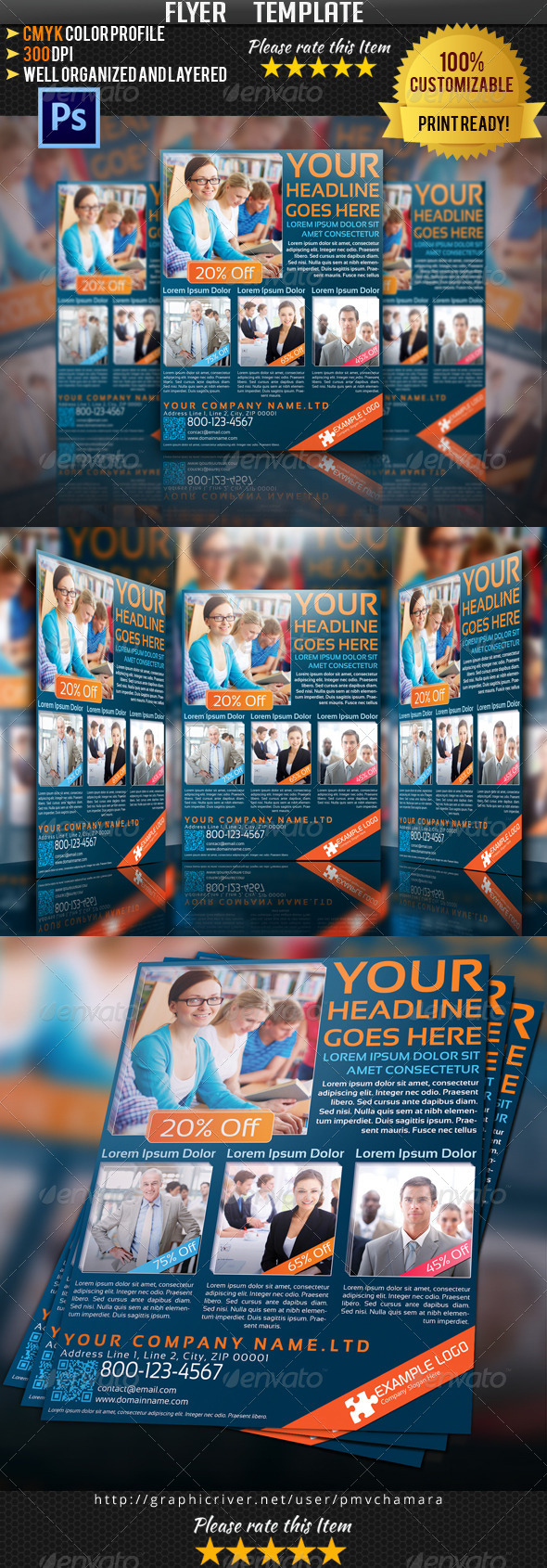 Multipurpose Flyer Template Vol.3 - Corporate Flyers