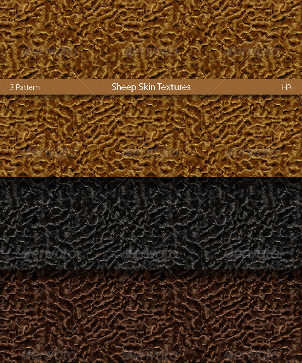 Sheep Skin Karakul Texture - 3DOcean Item for Sale