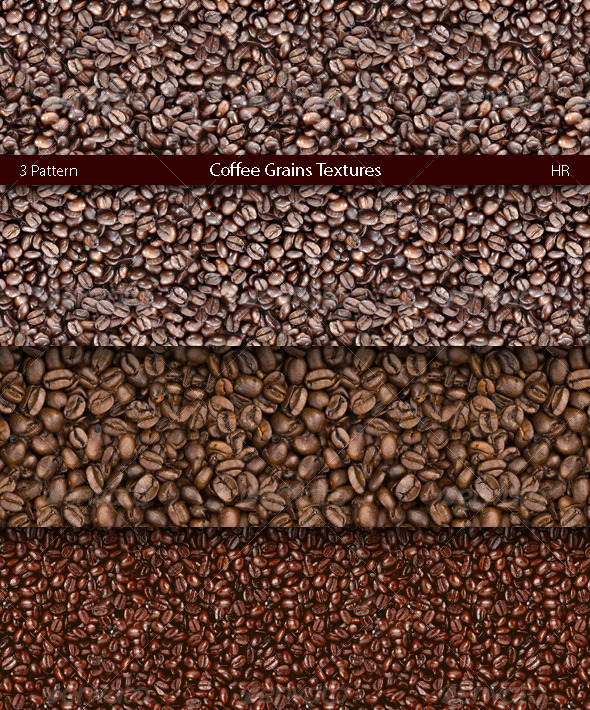 Coffee Grains Texture Backgrounds - Nature Textures