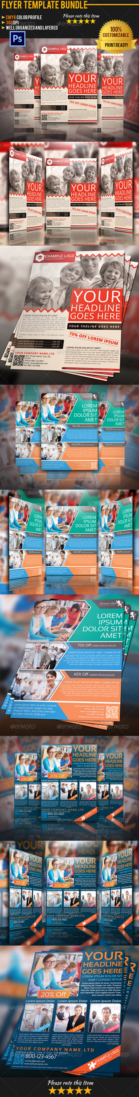Multipurpose Business Flyer Bundle 01 - Corporate Flyers