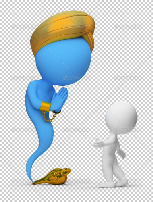 3d small people - jinn - Characters 3D Renders