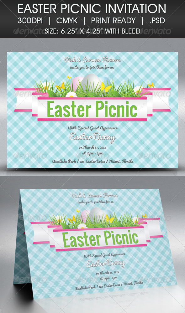 Easter Picnic Invitation 10