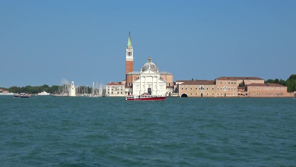 Panoramic view of San Giorgio Maggiore Island 
