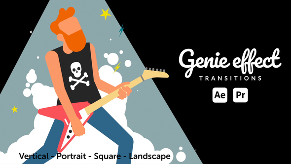 Genie Effect Transitions Elements template preview