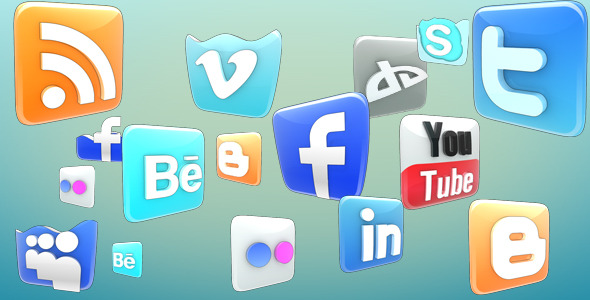 Social Networks Icons - VideoHive 508920